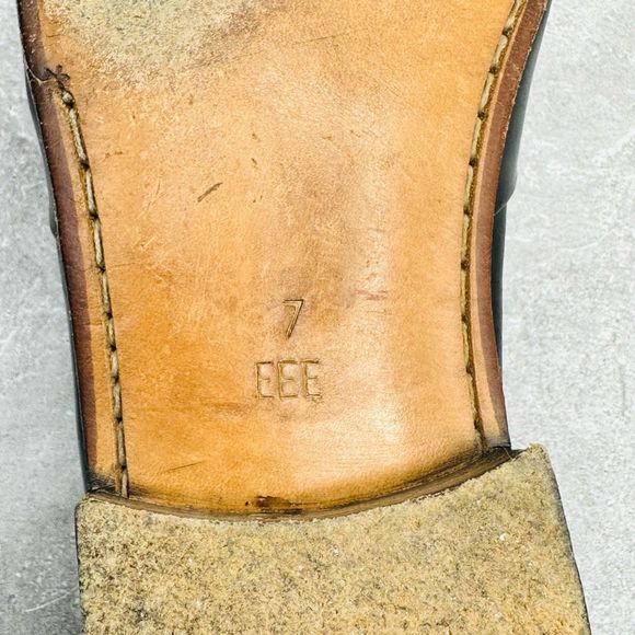 Vintage Bally Tassel Leather Loafers Dress Shoes Size 7 eee - Picture 10 of 13